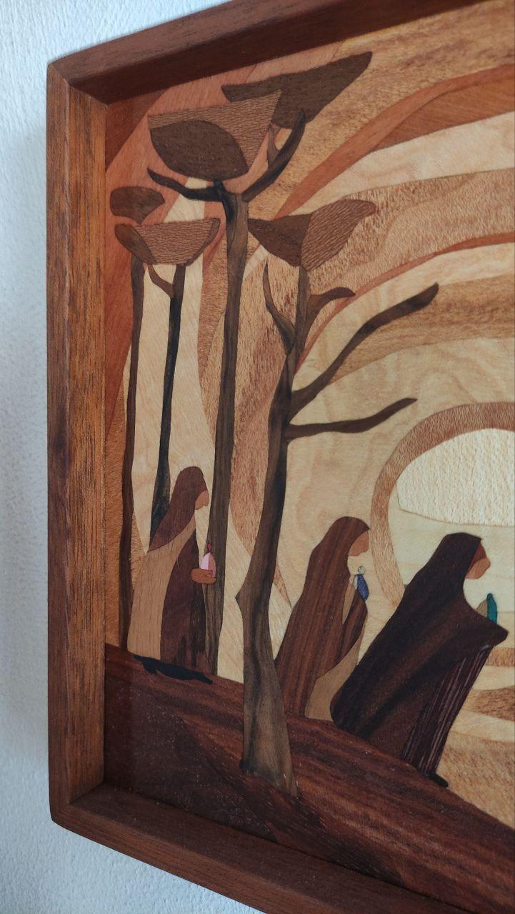Intarsie Detail